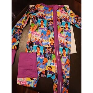Ms.Rachel Purple Bamboo  Zippy Double Zipper 0 TO 3 Months